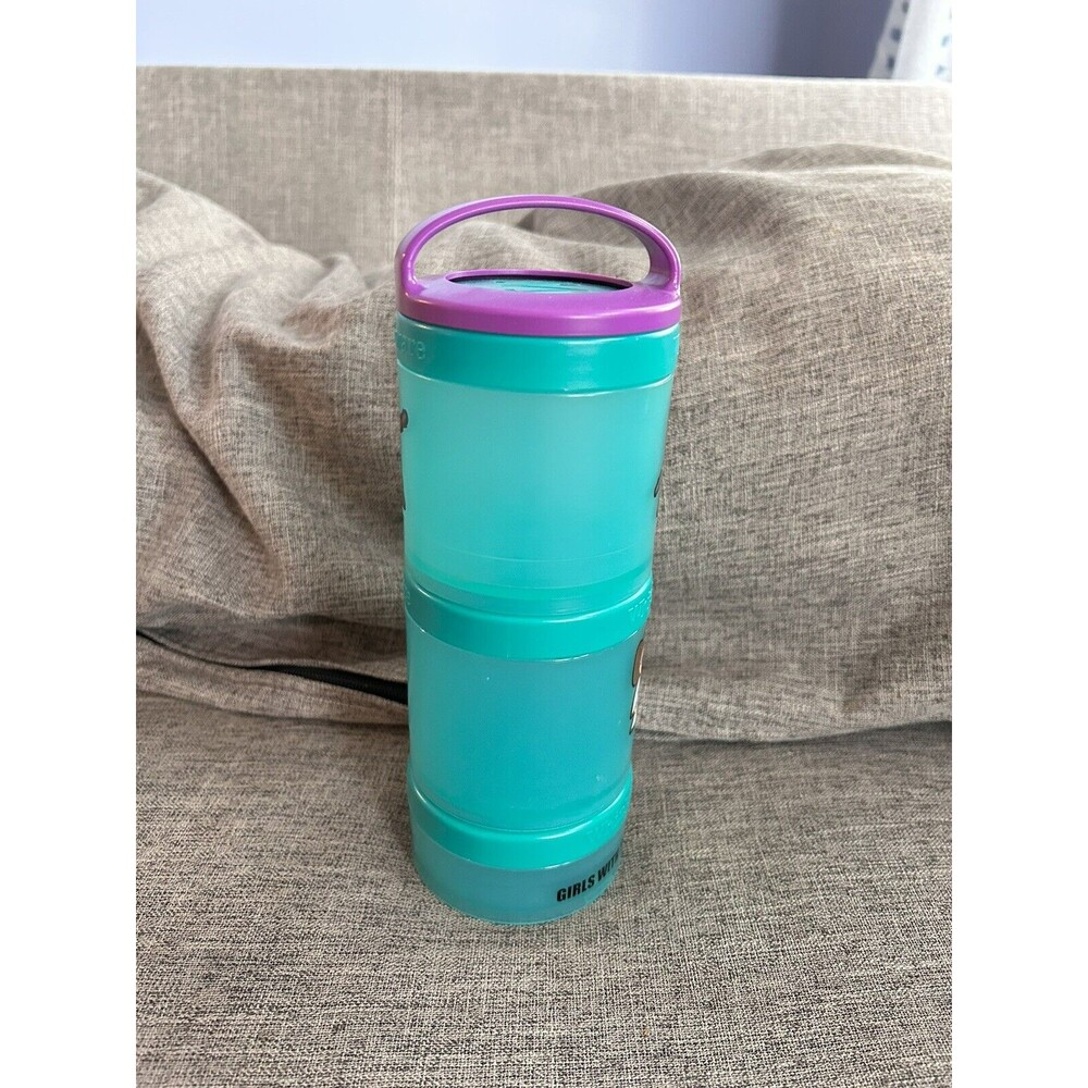Whiskware Snacking Container Star Wars Leia Rey Portable Stackable Purple Lid - Picture 2 of 8